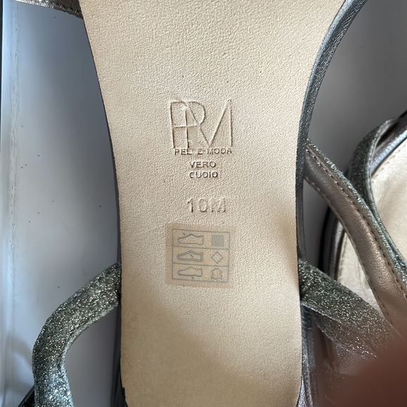 Pelle Moda silver sparky heels - Picture 2 of 6